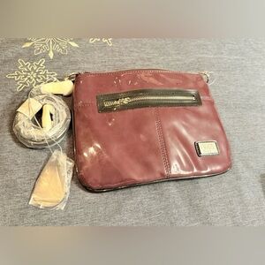 Beijo Crossbody Purse Patent Leather Red Wallet Organizer Bag